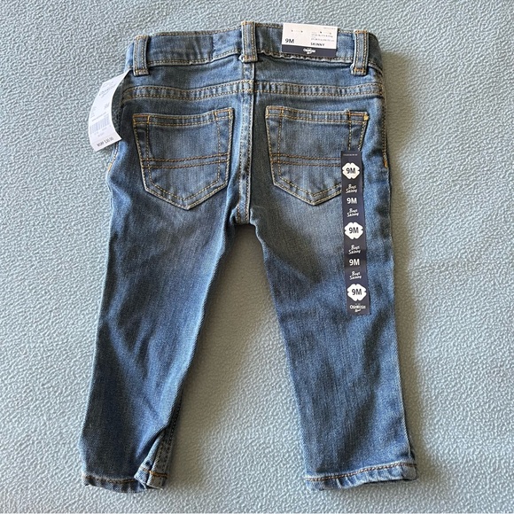 OshKosh B’gosh 9 month boy girl Baby light blue skinny jeans NWT - Picture 2 of 7
